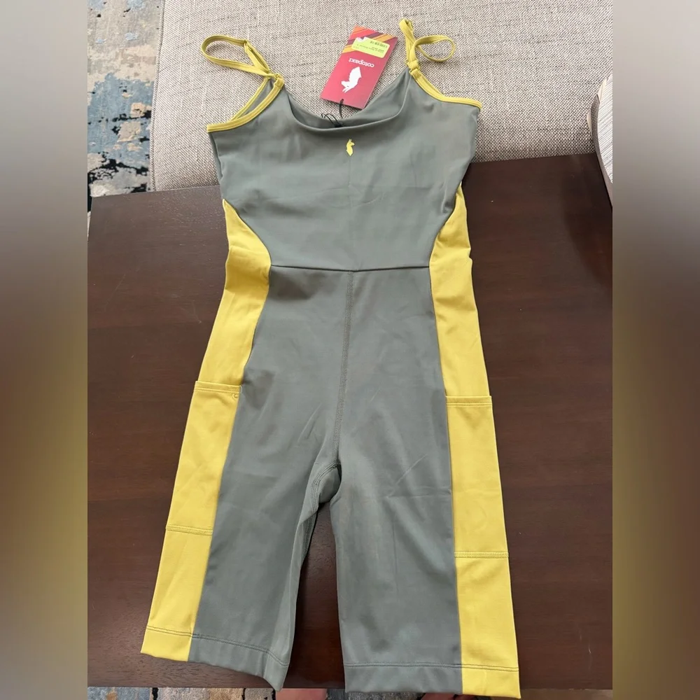NWT Cotopaxi Green and Yellow Bodysuit Size Small - Picture 2 of 4